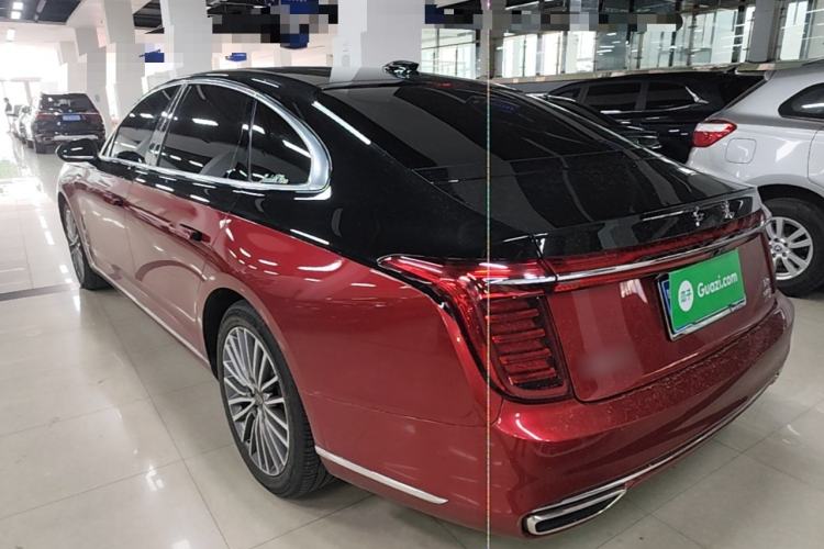 Used Hongqi H9 2020 2.0T Smart Connect Flagship Edition Rear Left 45 Deg