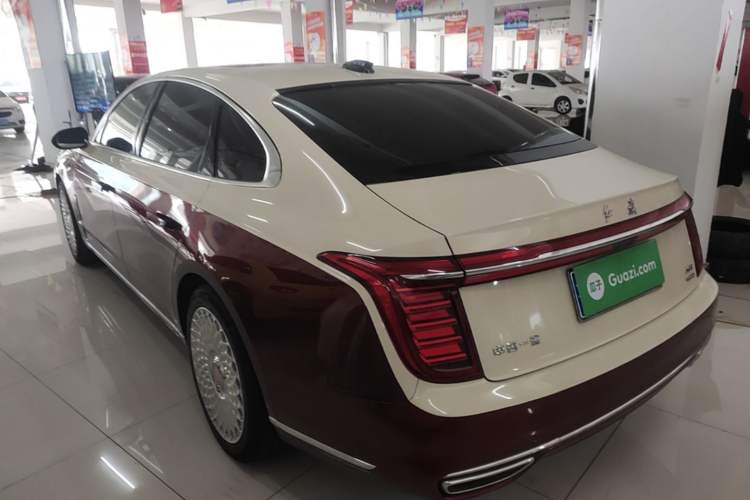Used Hongqi H9 2020 2.0T Smart Connect Flagship Edition Rear Left 45 Deg