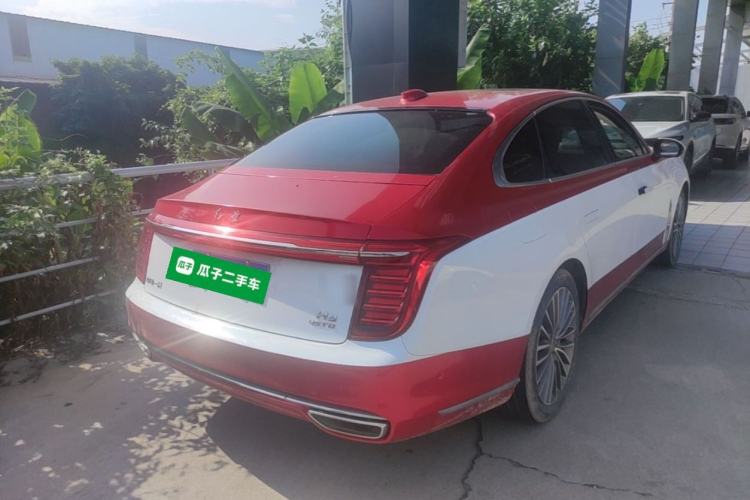 Used Hongqi H9 2020 2.0T Smart Connect Flagship Edition Rear Right 45 Deg