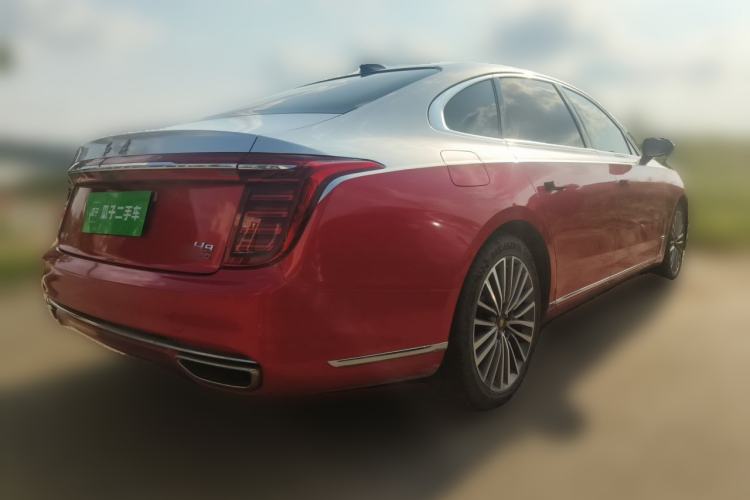Used Hongqi H9 2020 2.0T Smart Connect Flagship Edition Rear Right 45 Deg