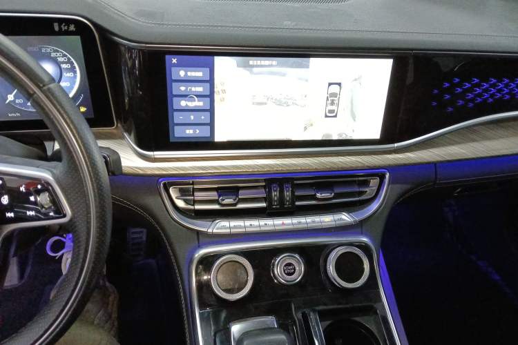 Used Hongqi H9 2020 3.0T Smart Connect Flagship Four-Seat Version Audio And AC Panel