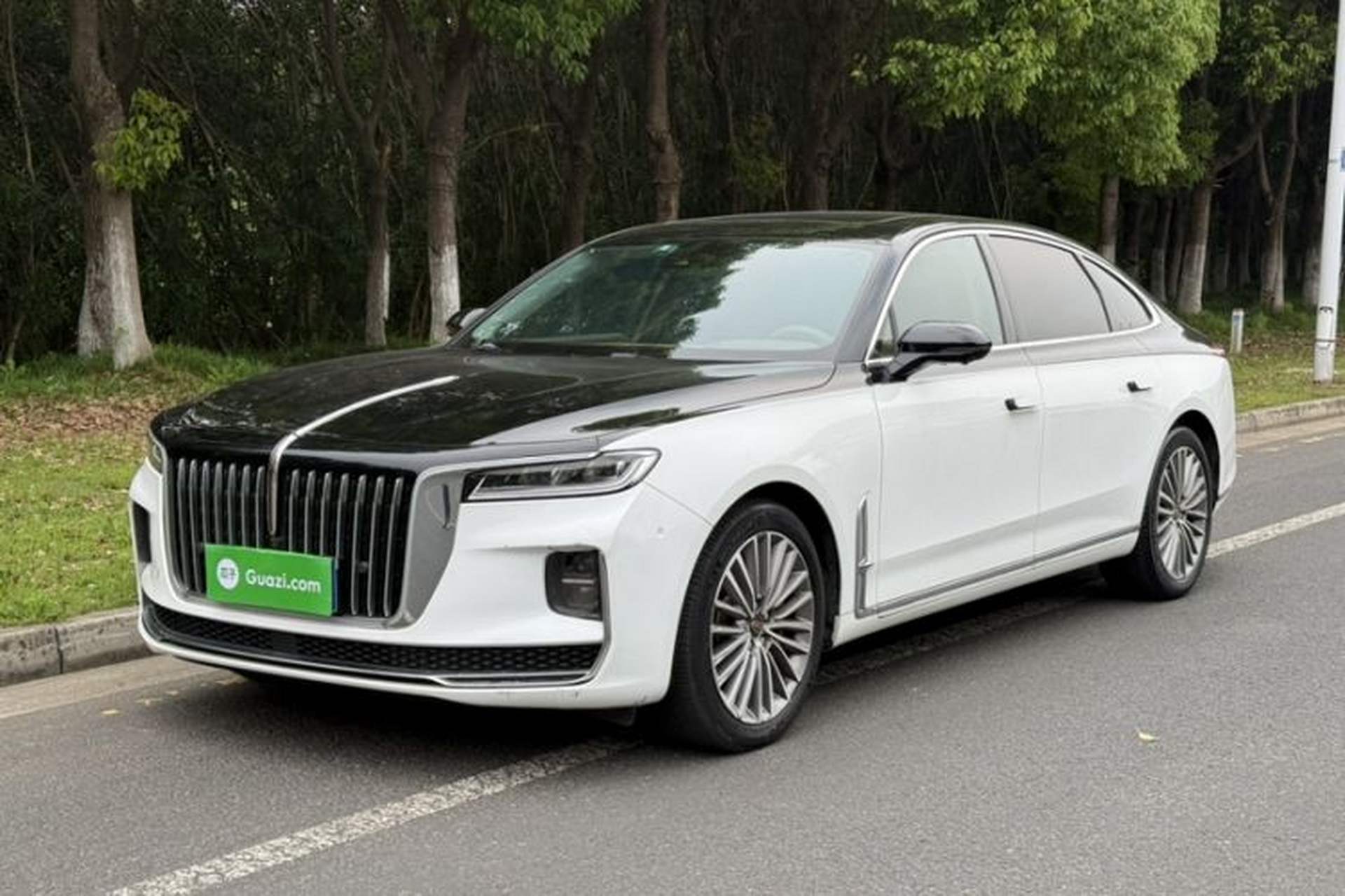 Used Hongqi H9 2020 2.0T Smart Connect Flagship Edition Front Left 45 Deg