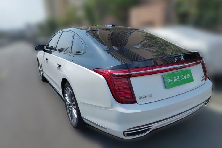 Used Hongqi H9 2020 2.0T Smart Connect Flagship Edition Rear Left 45 Deg