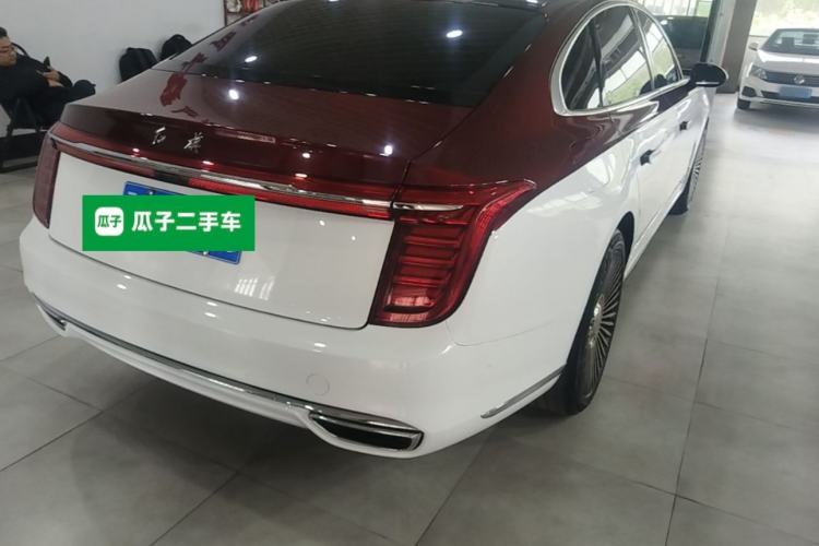 Used Hongqi H9 2020 Revised Version 2.0T Smart Connect Flagship Edition Rear Right 45 Deg
