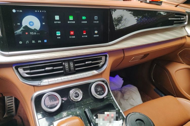 Used Hongqi H9 2020 3.0T Smart Connect Flagship Edition Audio And AC Panel