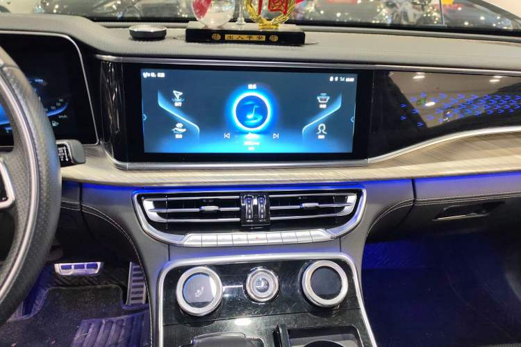 Used Hongqi H9 2020 3.0T Smart Connect Flagship Four-Seat Version Audio And AC Panel