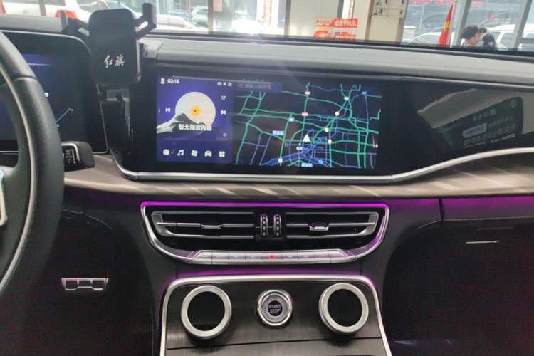 Used Hongqi H9 2022 2.0T Smart Connect Flagship Edition Audio And AC Panel