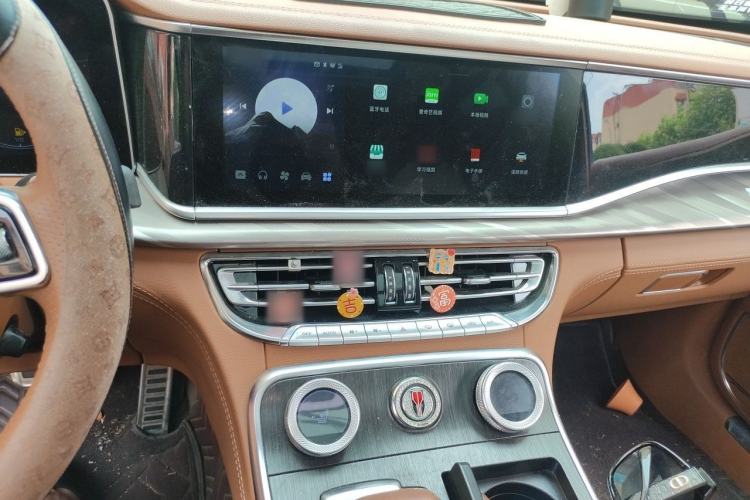 Used Hongqi H9 2022 2.0T Smart Connect Flagship Edition Audio And AC Panel
