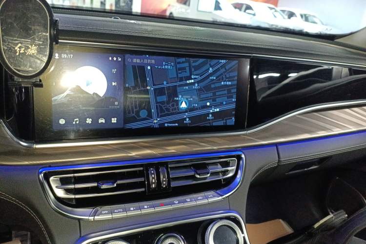 Used Hongqi H9 2022 2.0T Smart Connect Flagship Edition Audio And AC Panel