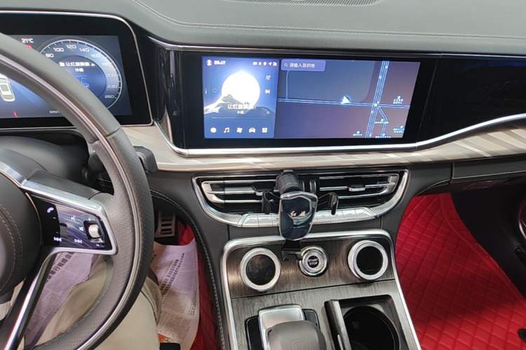 Used Hongqi H9 2022 2.0T Smart Connect Flagship Edition Audio And AC Panel