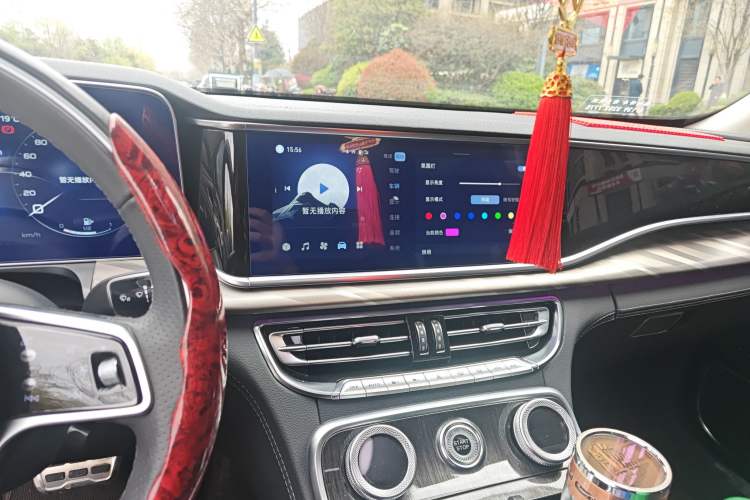 Used Hongqi H9 2022 2.0T Smart Connect Flagship Edition Audio And AC Panel
