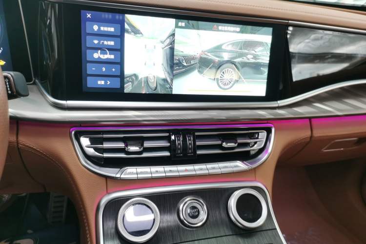 Used Hongqi H9 2022 2.0T Smart Connect Flagship Edition Audio And AC Panel