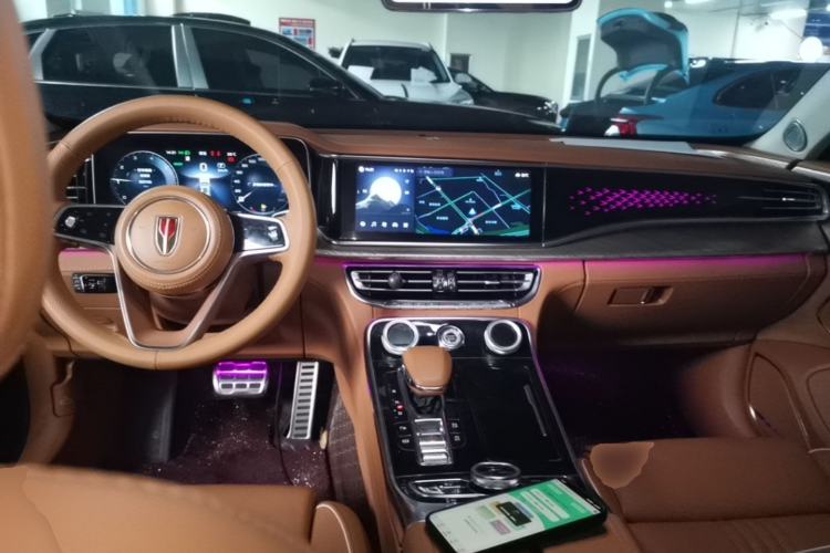 Used Hongqi H9 2022 2.0T Smart Connect Flagship Edition Center Console