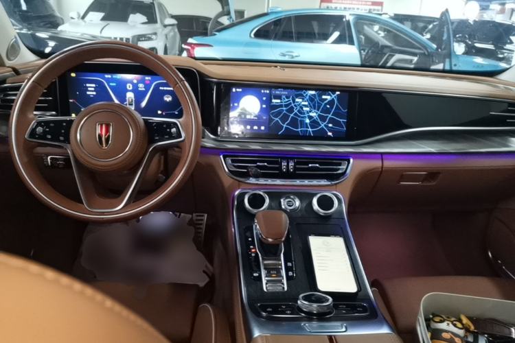 Used Hongqi H9 2022 2.0T Smart Connect Flagship Edition Center Console