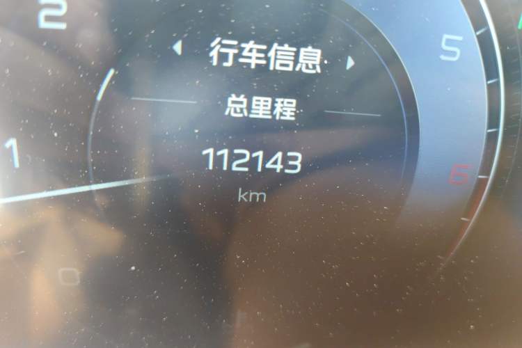 Used Hongqi H9 2022 2.0T Smart Connect Flagship Edition Odometer Close Up