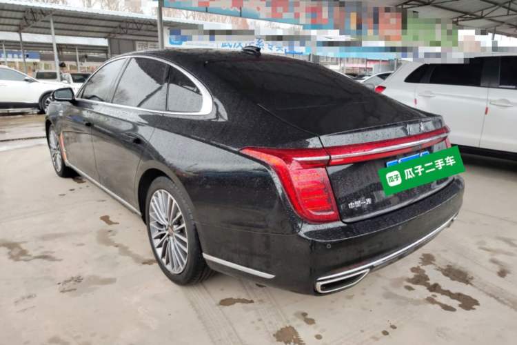Used Hongqi H9 2022 2.0T Smart Connect Flagship Edition Rear Left 45 Deg
