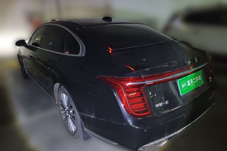 Used Hongqi H9 2022 2.0T Smart Connect Flagship Edition Rear Left 45 Deg