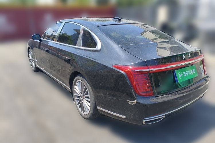 Used Hongqi H9 2022 2.0T Smart Connect Flagship Edition Rear Left 45 Deg