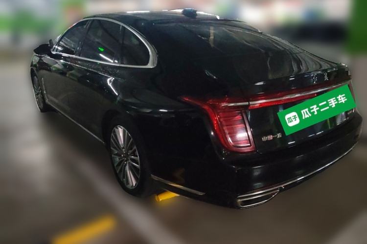 Used Hongqi H9 2022 2.0T Smart Connect Flagship Edition Rear Left 45 Deg