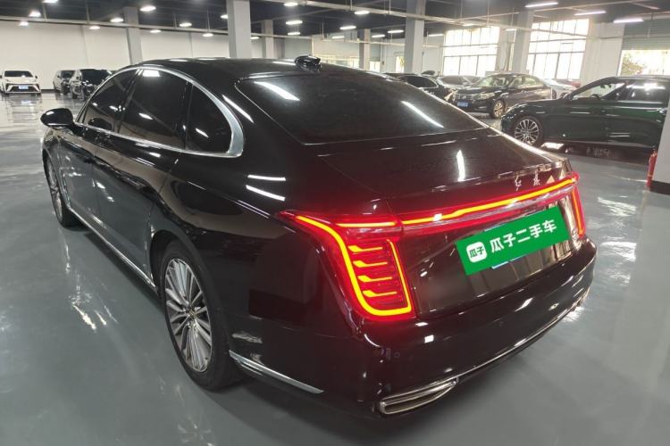 Used Hongqi H9 2022 2.0T Smart Connect Flagship Edition Rear Left 45 Deg