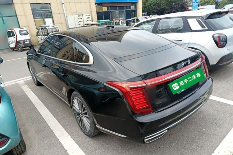 Used Hongqi H9 2022 2.0T Smart Connect Flagship Edition Rear Left 45 Deg