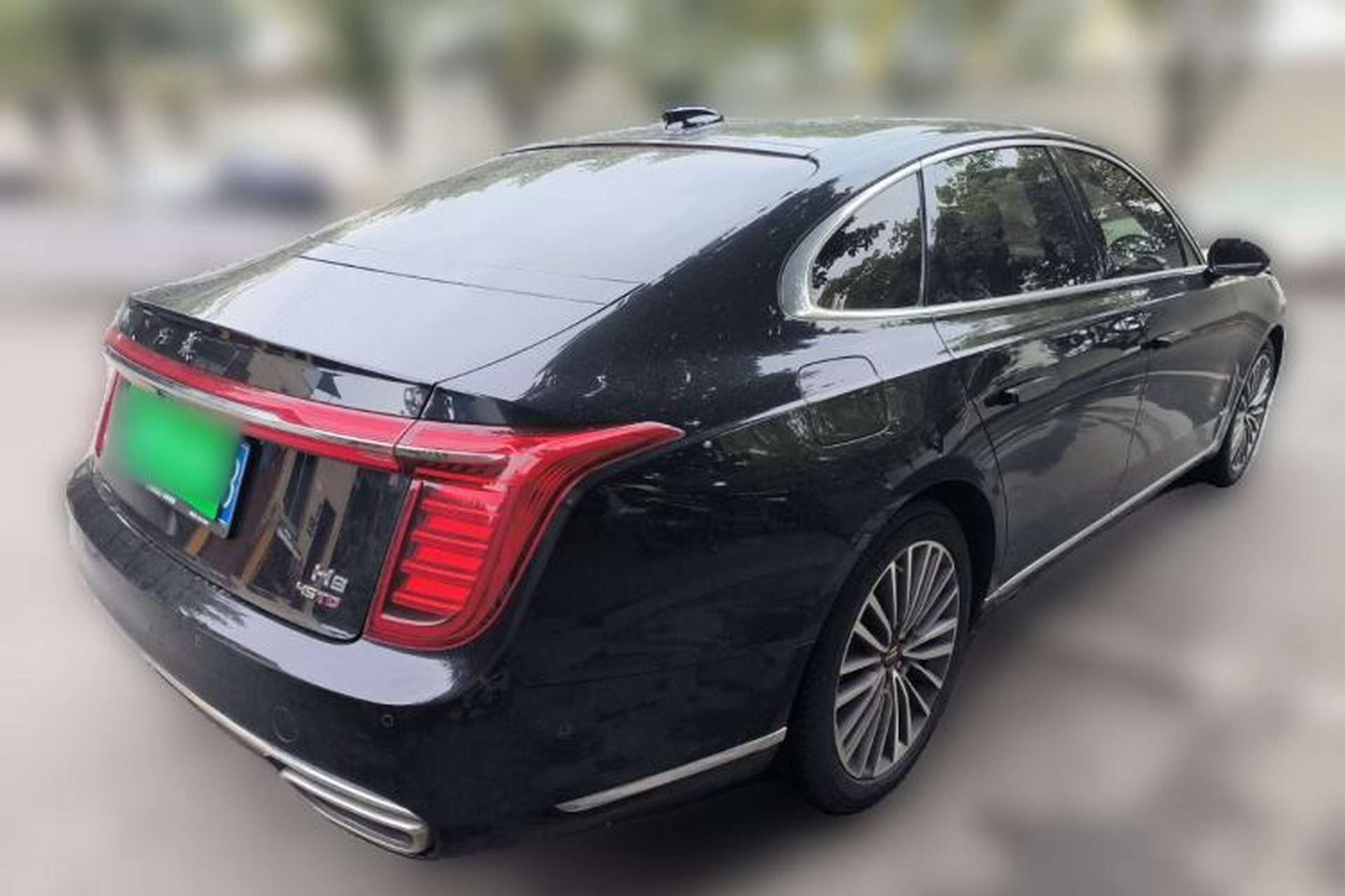 Used Hongqi H9 2022 2.0T Smart Connect Flagship Edition Rear Right 45 Deg