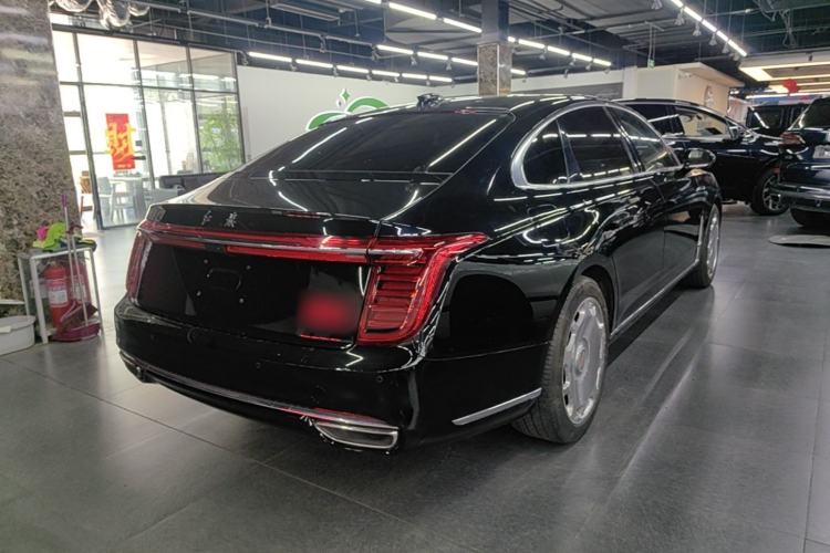 Used Hongqi H9 2022 2.0T Smart Connect Flagship Edition Rear Right 45 Deg