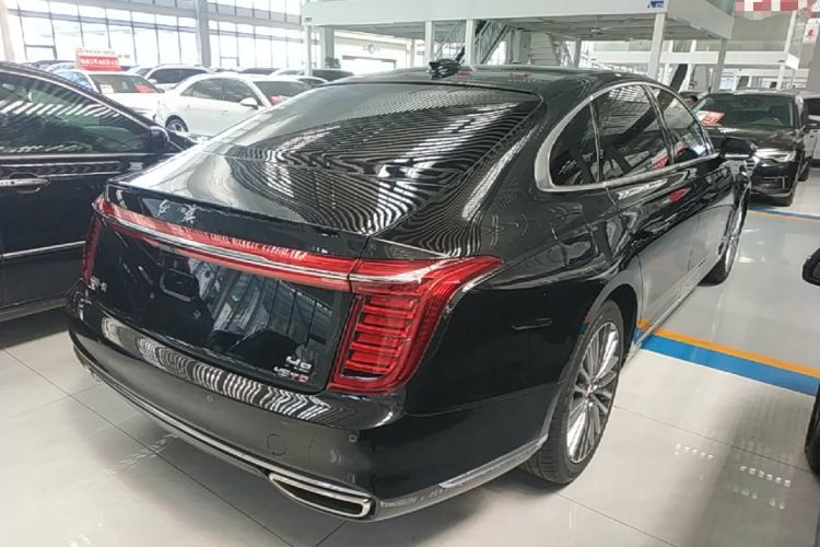 Used Hongqi H9 2022 2.0T Smart Connect Flagship Edition Rear Right 45 Deg