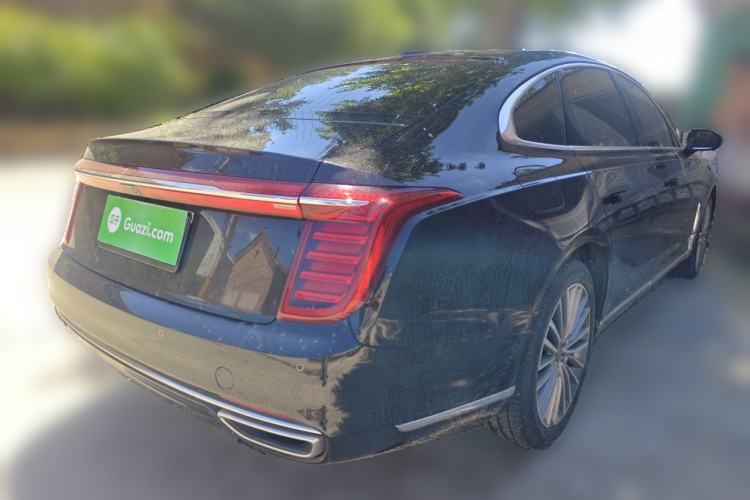 Used Hongqi H9 2022 2.0T Smart Connect Flagship Edition Rear Right 45 Deg