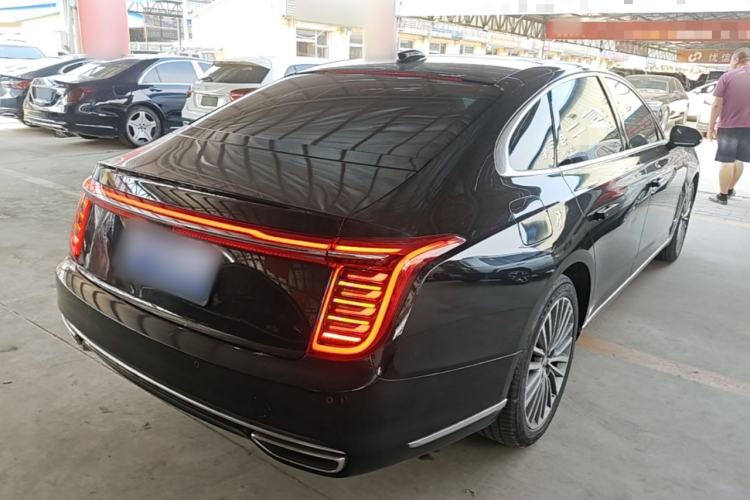 Used Hongqi H9 2022 2.0T Smart Connect Flagship Edition Rear Right 45 Deg