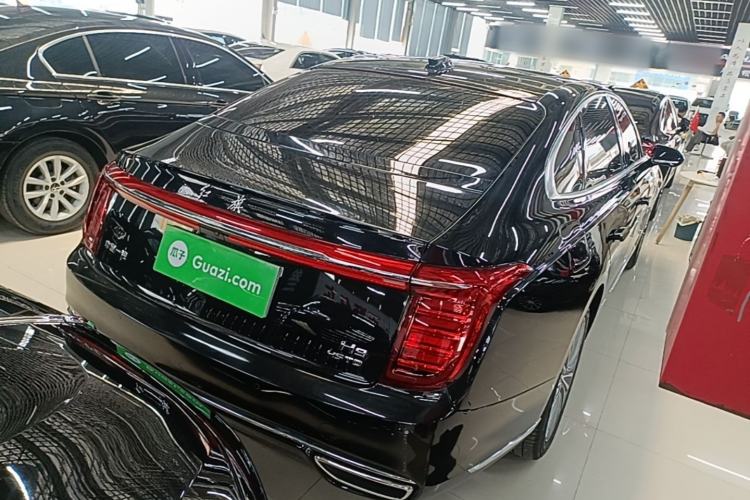 Used Hongqi H9 2022 2.0T Smart Connect Flagship Edition Rear Right 45 Deg