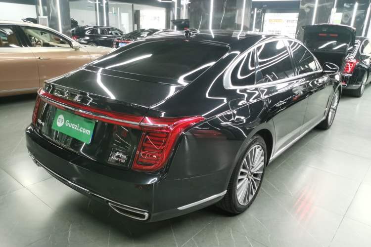 Used Hongqi H9 2022 2.0T Smart Connect Flagship Edition Rear Right 45 Deg
