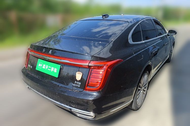 Used Hongqi H9 2022 2.0T Smart Connect Flagship Edition Rear Right 45 Deg