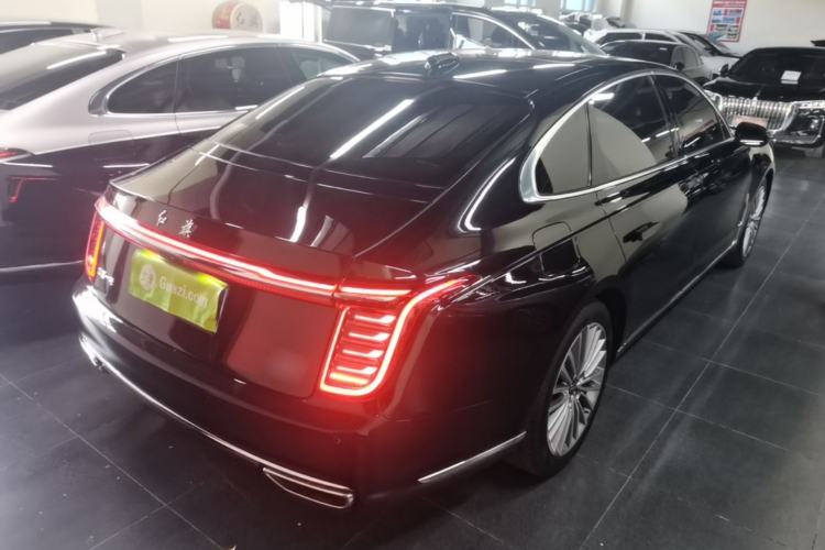 Used Hongqi H9 2022 2.0T Smart Connect Flagship Edition Rear Right 45 Deg