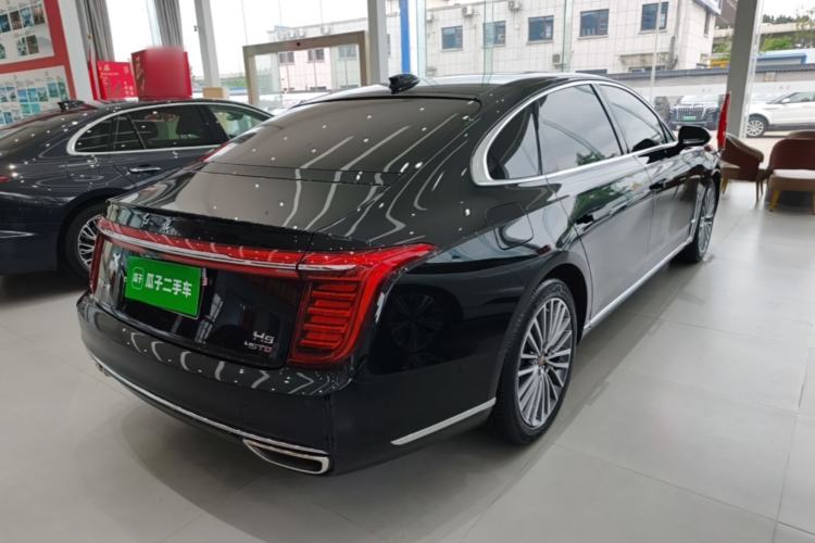 Used Hongqi H9 2022 2.0T Smart Connect Flagship Edition Rear Right 45 Deg