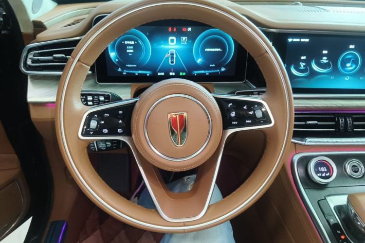 Used Hongqi H9 2022 3.0T Smart Connect Flagship Four-Seater Version Steering Wheel