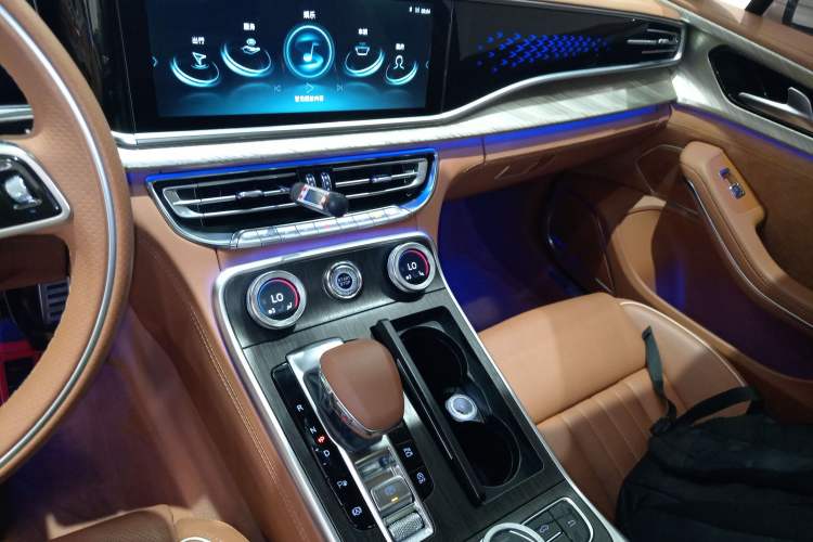 Used Hongqi H9 2022 3.0T Smart Connect Flagship Four-Seater Version Audio And AC Panel