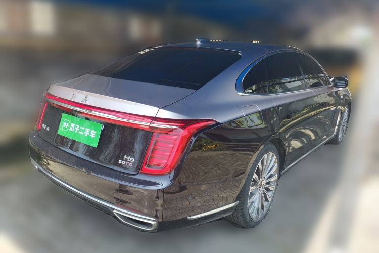 Used Hongqi H9 2022 3.0T Smart Connect Flagship Four-Seater Version Rear Right 45 Deg
