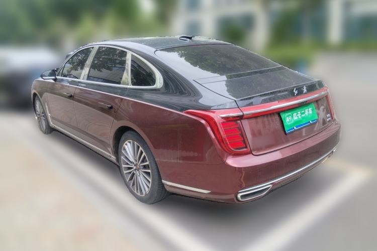Used Hongqi H9 2022 2.0T Smart Connect Flagship Edition Rear Left 45 Deg