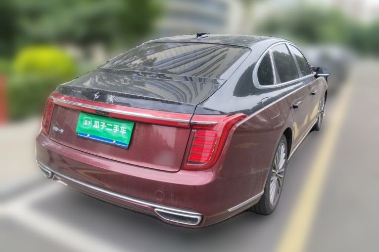 Used Hongqi H9 2022 2.0T Smart Connect Flagship Edition Rear Right 45 Deg