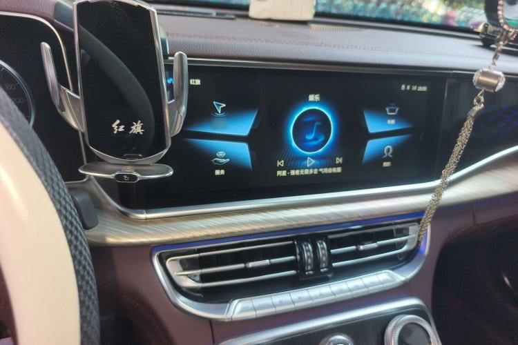 Used Hongqi H9 2022 2.0T Smart Connect Flagship Edition Audio And AC Panel