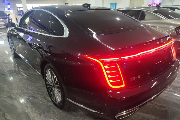 Used Hongqi H9 2022 2.0T Smart Connect Flagship Edition Rear Left 45 Deg