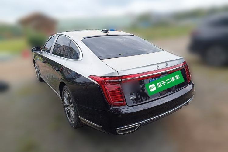 Used Hongqi H9 2022 2.0T Smart Connect Flagship Edition Rear Left 45 Deg