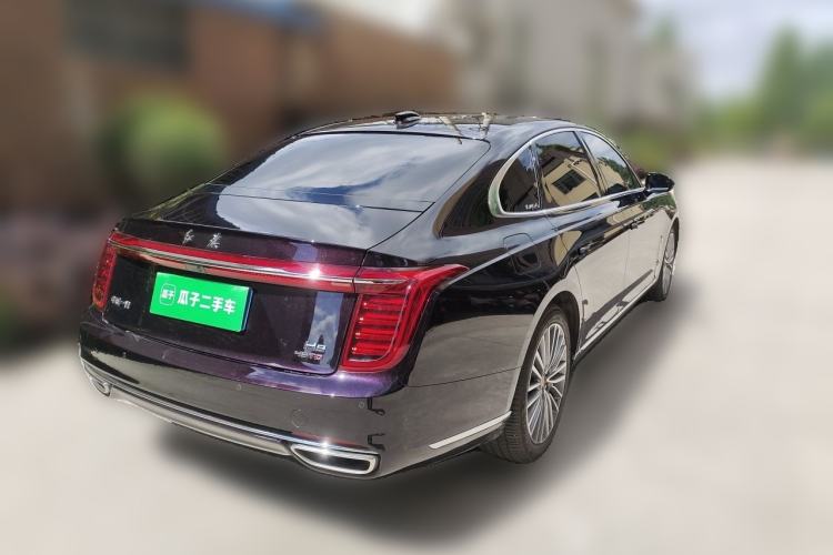 Used Hongqi H9 2022 2.0T Smart Connect Flagship Edition Rear Right 45 Deg