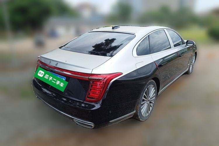 Used Hongqi H9 2022 2.0T Smart Connect Flagship Edition Rear Right 45 Deg