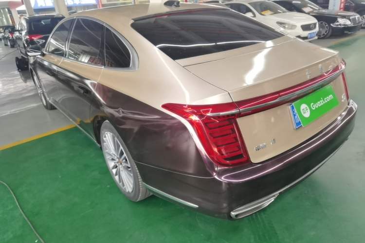 Used Hongqi H9 2022 2.0T Smart Connect Flagship Edition Rear Left 45 Deg