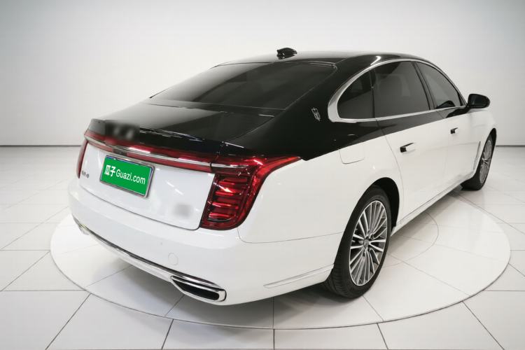 Used Hongqi H9 2022 2.0T Smart Connect Flagship Edition Rear Right 45 Deg