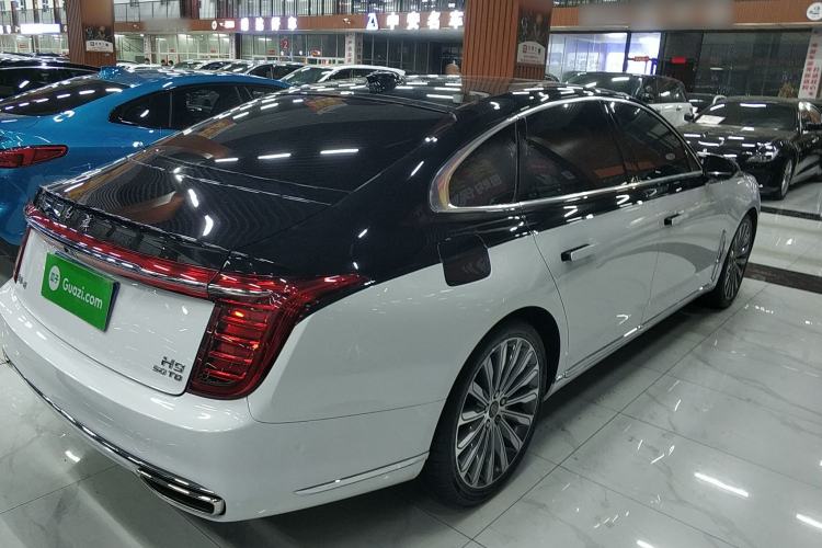 Used Hongqi H9 2022 3.0T Smart Connect Flagship Four-Seater Version Rear Right 45 Deg