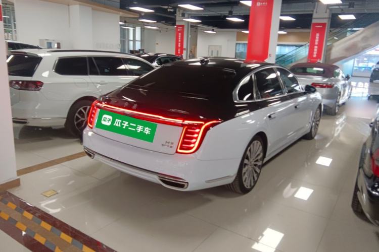 Used Hongqi H9 2022 3.0T Smart Connect Flagship Four-Seater Version Rear Right 45 Deg