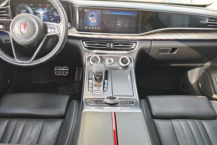 Used Hongqi H9 2023 2.0T Smart Connect Flagship Edition Audio And AC Panel